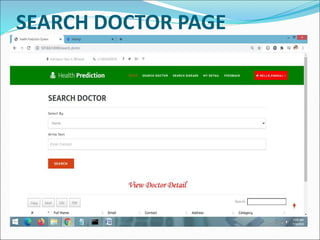 SEARCH DOCTOR PAGE
 