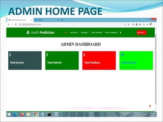 ADMIN HOME PAGE
 