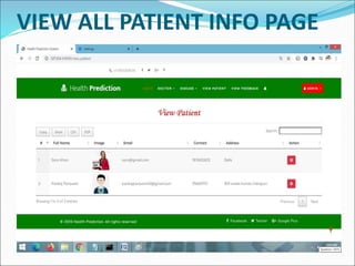 VIEW ALL PATIENT INFO PAGE
 