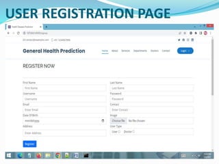 USER REGISTRATION PAGE
 
