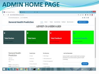 ADMIN HOME PAGE
 