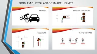 PROBLEM DUETO LACK OF SMART HELMET
 