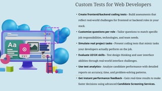 Smart Hiring Candidate Screening Services for Web Developer Roles in ...
