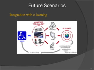 Future Scenarios
12
Integration with e-learning
 