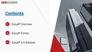 Contents
EasyIP Overview
01
EasyIP Family
02
EasyIP 4.0 Solution
03
 
