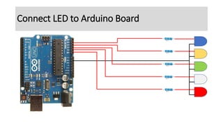 Connect LED to Arduino Board
 