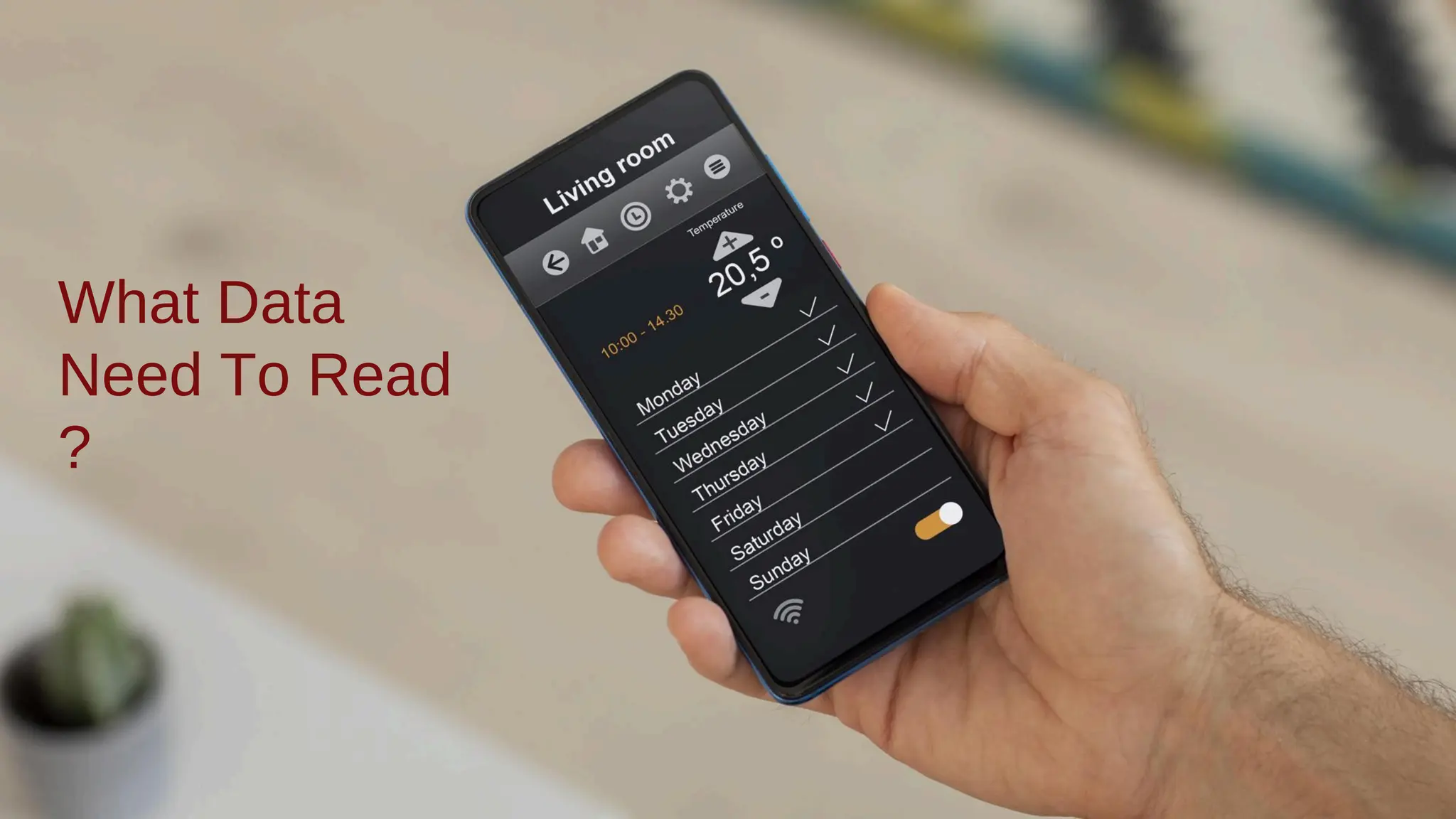 What Data
Need To Read
?
 