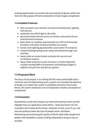 Smart home project technical paper | DOCX