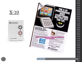 X-10
010101101111010101101010110
 