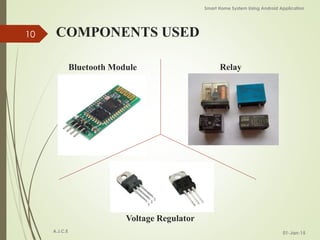 Smart Home System Using Android Application | PPTX