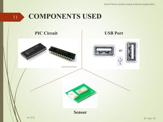Smart Home System Using Android Application | PPTX