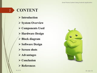 Smart Home System Using Android Application | PPTX