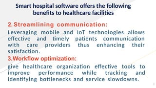 ROLE OF SMART HOSPITAL IN HEALTH CARE INDUSTRY | PPTX