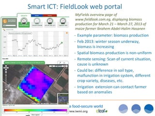 Smart-ICT for irrigation and flood advice to smallholders in Africa