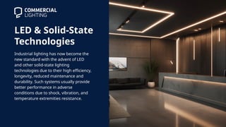 Smart Industrial Lighting Solutions for Modern Workspaces | PPTX