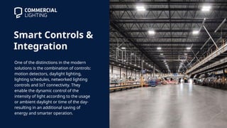 Smart Industrial Lighting Solutions for Modern Workspaces | PPTX