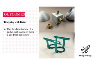 Designing with Data:
» Use the data shadow of a
participant to design them
a gift from the future.
OUTCOMES
 