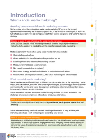 Smart insights social media marketing plan | PDF