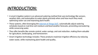 Smart Irrigation Systems: Enhancing Water Efficiency with IoT ...
