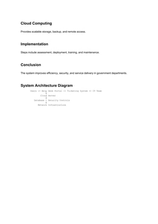 Design and Implementation of a Secure Smart IT Support System for ...