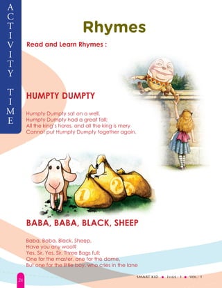 Smart kid Magazine, Children Magazine, Magazine Design | PDF
