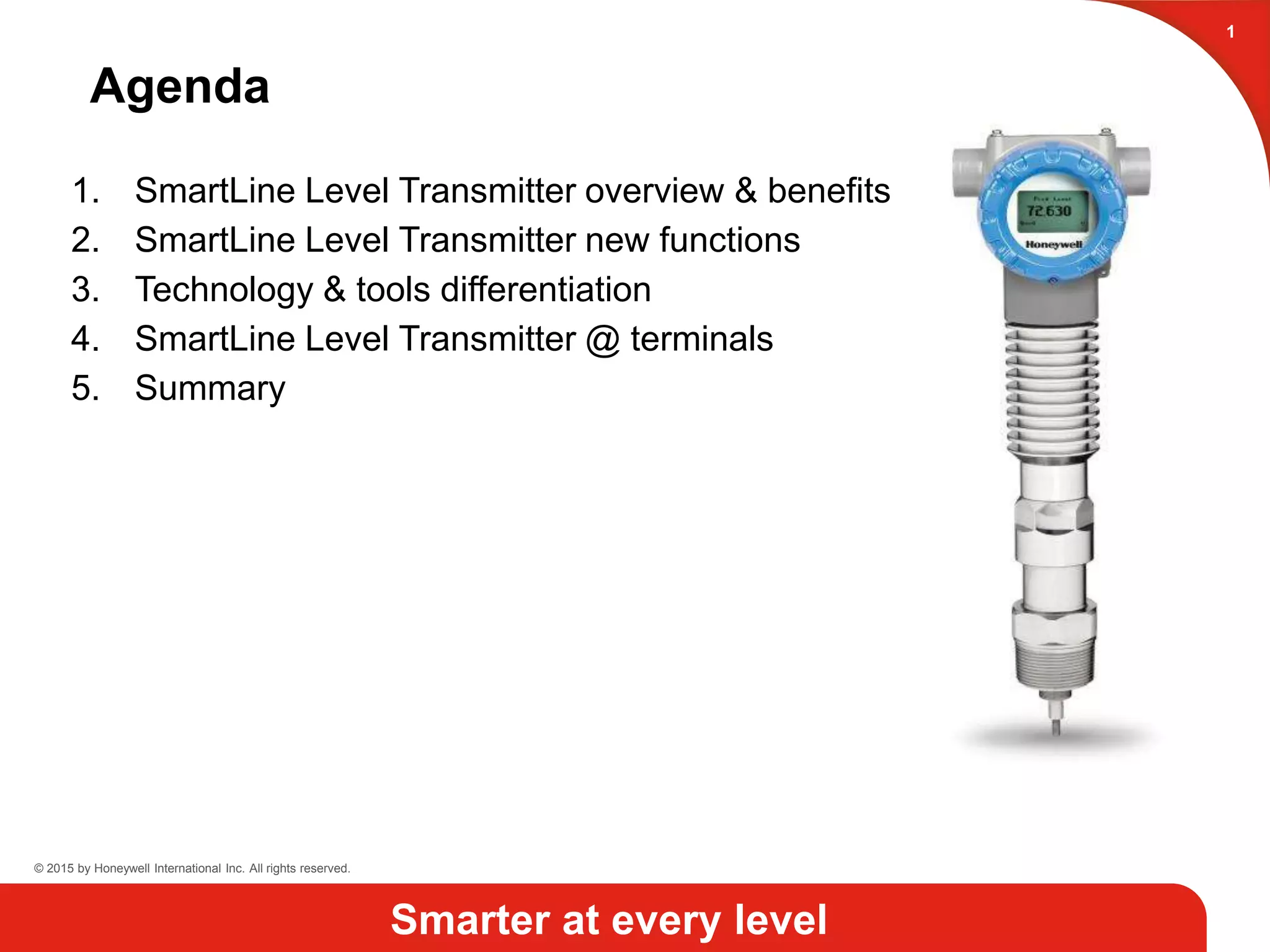 Smart line level transmitter sales presentation | PPTX | Technology ...