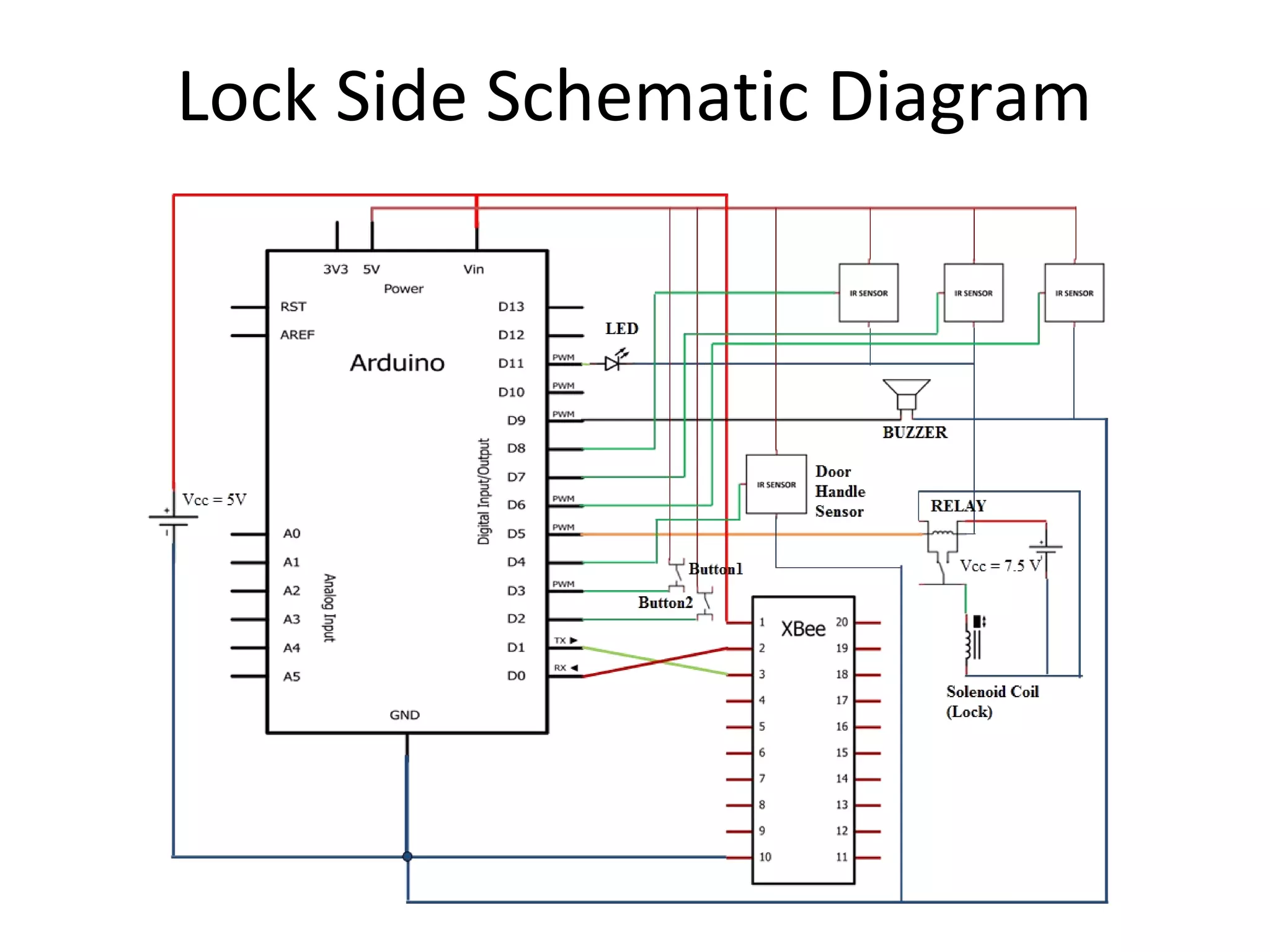 Lock Side Schematic Diagram 
 