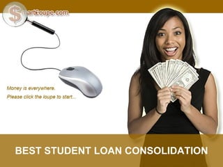 9 important points for student to get good loan consolidation
           Student loan consolidation is known as the good ways for students to control their finances. This type of loan is consolidating all of your debts into one with a good interest rate. So, this help many students keep learning and graduated with high education. However, although you have good student loan consolidation, you still get financial burden if you do not understand the advantage and disadvantage of it.
                                                                                                                                                                               9 important points below will help you to decide what you should do with student loan consolidation:
                                                                                    1. Do not consolidate using your federal student lending products. This is the most crucial tip around. If a student consolidates the federal student loans right, he might forfeit each of the great benefits linked to your federal g overnment student funds. NEVER do that!
                                                                                                                                                                                     2. You should ask the financial institution if you will discover any pre-payment penalties.
                                                                                                                                                               3. It will likely be important that you can ask should the loan is known for a fixed interest rate and also a varying interest rate.
                                                                  4. The particular “best student loan consolidation company” pertaining to private student funds is very subjective. Private student lending options differ through lender to help lender, so you might want to research the benefits and drawbacks of private student loan consolidation to your specific problem.
                                                                           5. Understand or know that student loan consolidation stretches the pay back period of this student financial debt, which can wind up reducing ones monthly installments, but may lead you to pay more covering the lifetime from the loan (because an individual pay far more interest to it).
                                                                                                                                   6. In case you received any fee waiver as well as rebate, you should verify if you will need to repay that will fee in the event you consolidate along with another mortgag e lender.
                                                                                   7. Compare the actual benefits provided by current holder to the provided because of the consolidation mortgag e lender. Many moments the loan deals offered through the orig inating debt creditors are superior to those presented by consolidating banking institutions.
                                                                                        8. Never shell out an up-front price. There is absolutely no up-front fee regarding federal student loan consolidation. Using loan consolidation instances, fees are going to be deducted through the disbursement test, but don’t ever have paying an up-front rate.
                                        9. If you’re planning on-going back to help college, consider which typically you can not defer payments. You are able to however, having federal loan. In inclusion to student loan consolidation, consider that one type with work, volunteer packages and navy service may make you eligible to get some or all your federal student financial loans dismissed.
                                                                                                                               Now, with the advantage of internet, you can get loan online with good services of many student loan companies. We hope upper 9 points will help you get the most intelligent decision.




BEST STUDENT LOAN CONSOLIDATION                                                                                                                                                                                                                                                                                                                                                                                                                         http://smartloupe.com/9-important-points-for-best-student-loan-consolidation-94.html
                                                                                                                                                                                                                                                                                                                                                                                                                                          http://smartloupe.com/best-student-loan-consolidation-%e2%80%93-way            s-to-get-more-for-student-68.html
                                                                                                                                                                                                                                                                                                                                                                                                                                                 http://smartloupe.com/4-key-steps-to-get-the-best-student-loan-consolidation-program-153.html
                                                                                                                                                                                                                                                                                                                                                                                                                                                  http://smartloupe.com/how-to-get-the-best-student-loan-consolidation-interest-rates-144.html
                                                                                                                                                                                                                                                                                                                                                                                                                                               http://smartloupe.com/best-student-loan-consolidation-%e2%80%93-5-reasons-to-use-it-134.html
                                                                                                                                                                                                                                                                                                                                                                                                                                                   http://smartloupe.com/best-student-loan-consolidation-10-tips-to-control-y     our-loan-125.html
                                                                                                                                                                                                                                                                                                                                                                                                                                                      http://smartloupe.com/how-to-find-the-best-student-loan-consolidation-service-118.html
                                                                                                                                                                                                                                                                                                                                                                                                                                                                             http://smartloupe.com/category/1_student-loans
                                                                                                                                                                                                                                                                                                                                                                                                                                                                         http://smartloupe.com/category   /1_student-loans/page/2
                                                                                                                                                                                                                                                                                                                                                                                                                                                                                      http://smartloupe.com/pdf-links
                                                                                                                                                                                                                                                                                                                                                                                                                                                                                           http://smartloupe.com
                                                                                                                                                                                                                                                                                                                                                                                                                                                                      http://www.feedage.com/html2rss/html2rss.php?id=3544634
                                                                                                                                                                                                                                                                                                                                                                                                                                                                      http://www.feedage.com/html2rss/html2rss.php?id=3544635
                                                                                                                                                                                                                                                                                                                                                                                                                                                                      http://www.feedage.com/html2rss/html2rss.php?id=3544636
                                                                                                                                                                                                                                                                                                                                                                                                                                                                      http://www.feedage.com/html2rss/html2rss.php?id=3544637
                                                                                                                                                                                                                                                                                                                                                                                                                                                                      http://www.feedage.com/html2rss/html2rss.php?id=3544638
                                                                                                                                                                                                                                                                                                                                                                                                                                                                      http://www.feedage.com/html2rss/html2rss.php?id=3544639
                                                                                                                                                                                                                                                                                                                                                                                                                                                                      http://www.feedage.com/html2rss/html2rss.php?id=3544640
                                                                                                                                                                                                                                                                                                                                                                                                                                                                      http://www.feedage.com/html2rss/html2rss.php?id=3544641
                                                                                                                                                                                                                                                                                                                                                                                                                                                                      http://www.feedage.com/html2rss/html2rss.php?id=3544642
                                                                                                                                                                                                                                                                                                                                                                                                                                                                      http://www.feedage.com/html2rss/html2rss.php?id=3544646
                                                                                                                                                                                                                                                                                                                                                                                                                                                                      http://www.feedage.com/html2rss/html2rss.php?id=3544647
 
