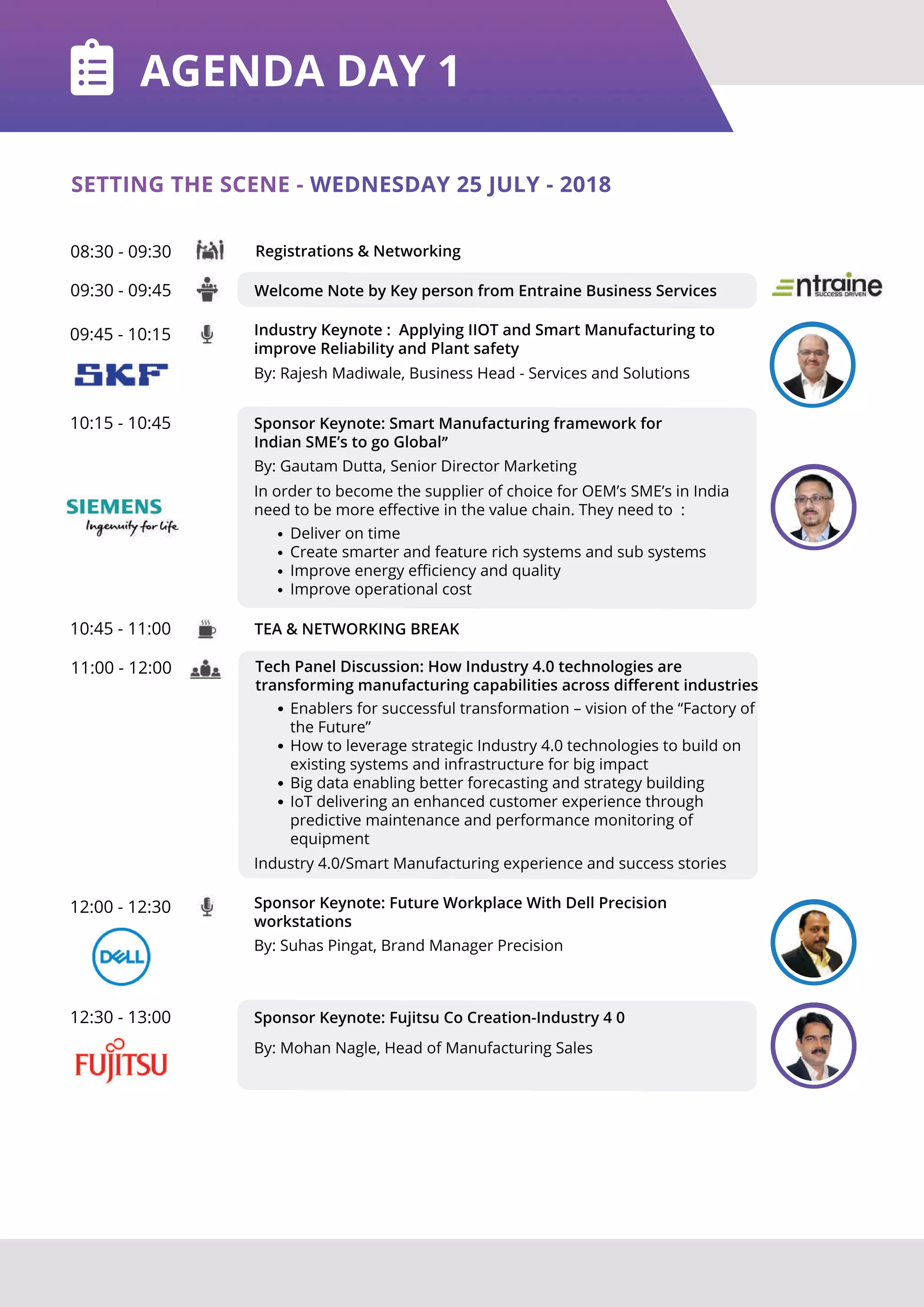 Smart manufacturing Summit : Industry Keynote on "How is Industrial IOT ...