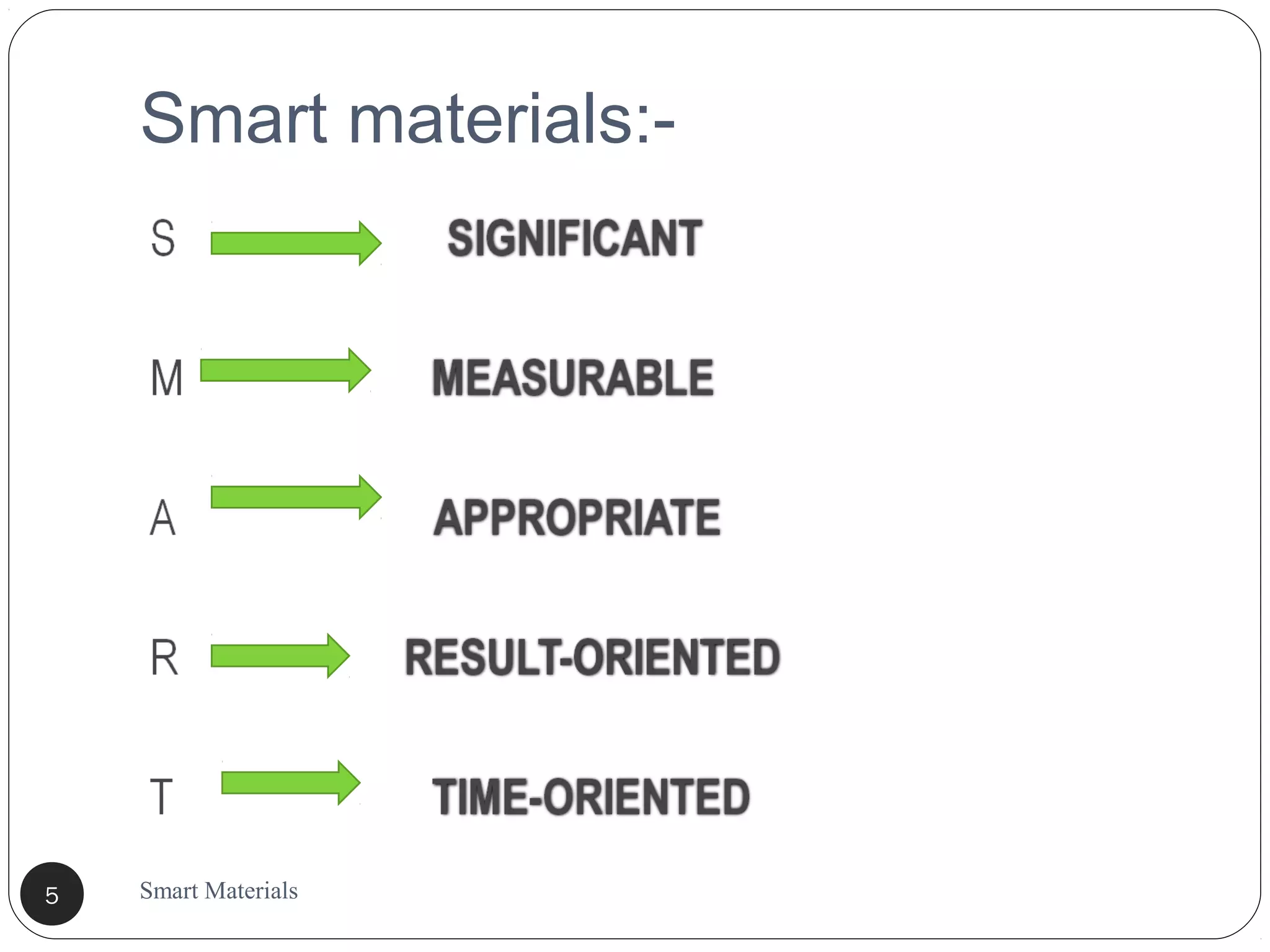 Smart material | PPT
