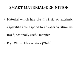 Smart materials | PPT