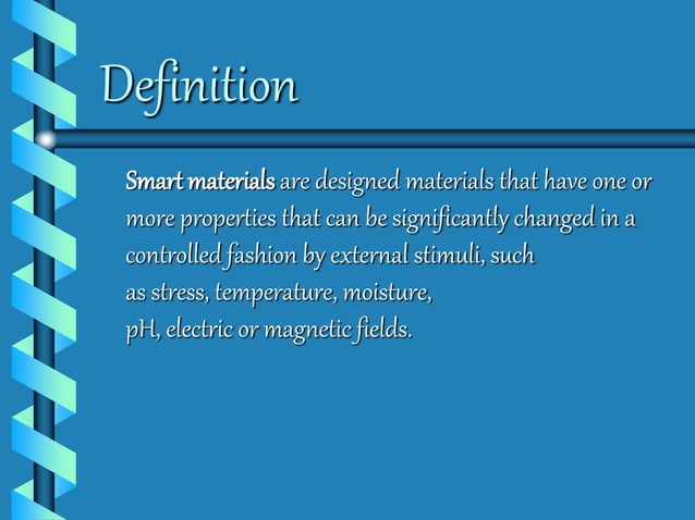 Smart materials | PPT