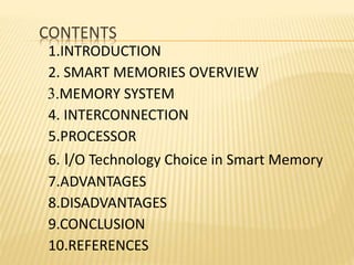 Smart memories | PPTX