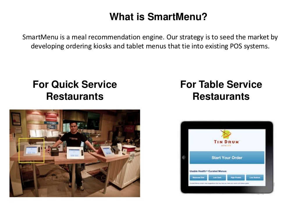 What is SmartMenu? SmartMenu is