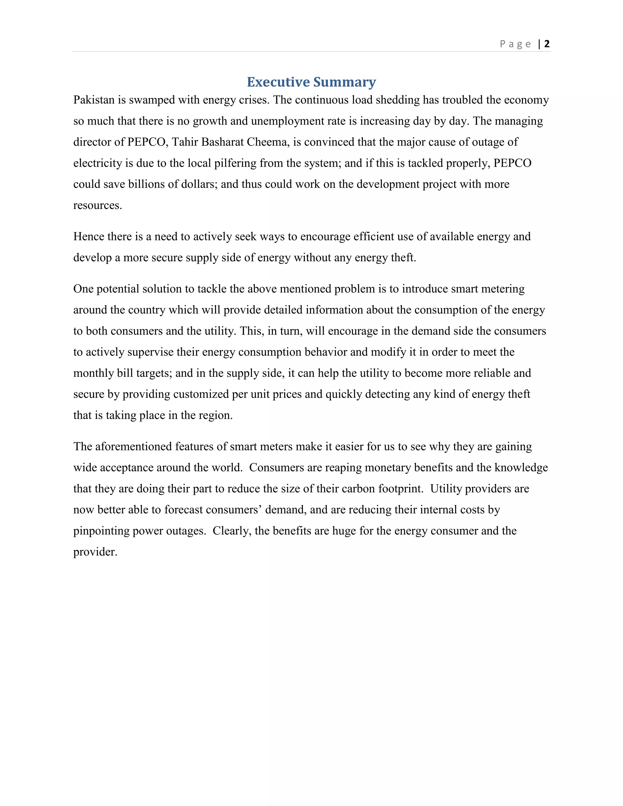 remote limitation of the throughput through the meter (in the extreme case cutting of the electricity to the customer)