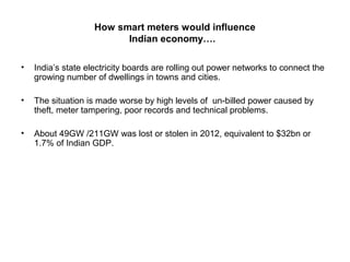 Smart Meters | PPT | Internet of Things | Internet