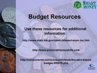 Smart Money Budgets.ppt