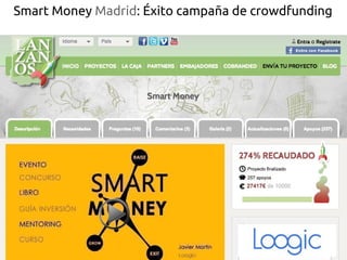Smart Money Madrid: Éxito campaña de crowdfunding
 