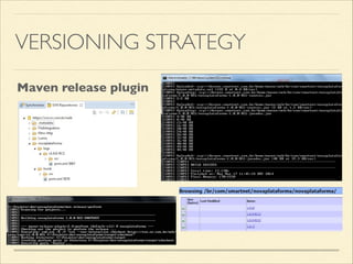 VERSIONING STRATEGY
e agora?
 