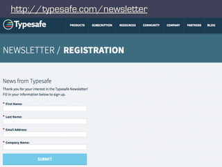 http://typesafe.com/newsletter
 