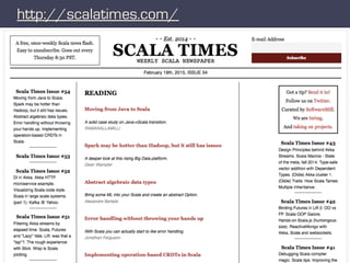 http://scalatimes.com/
 