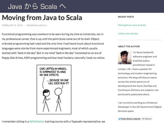Java  Scala 
 