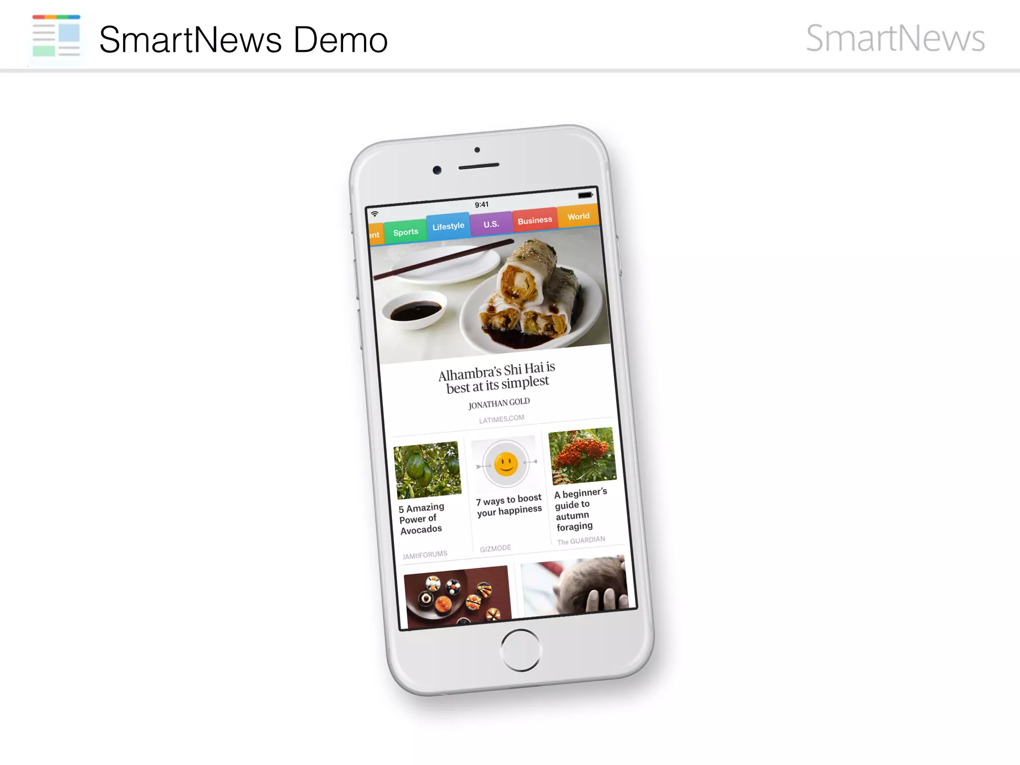 SmartNews Demo
 