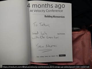 https://medium.com/@takus/velocity-conference-2015-wrap-up-velocityconf-f3811e05f1e8
4 months ago
At Velocity Conference
 