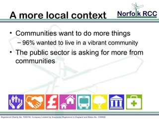 A more local context
• Need to leave no community or person
  behind
• Need to deal with messiness &
  completeness
• Need...