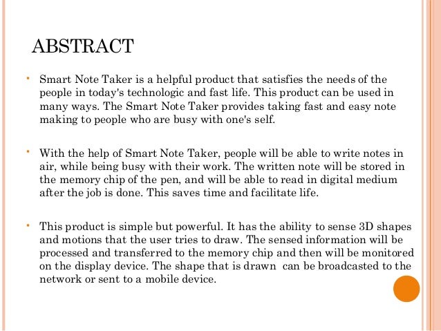 example of smart notes example of smart notes