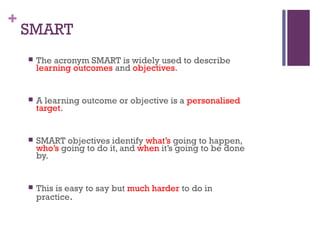 Smart objectives | PPT