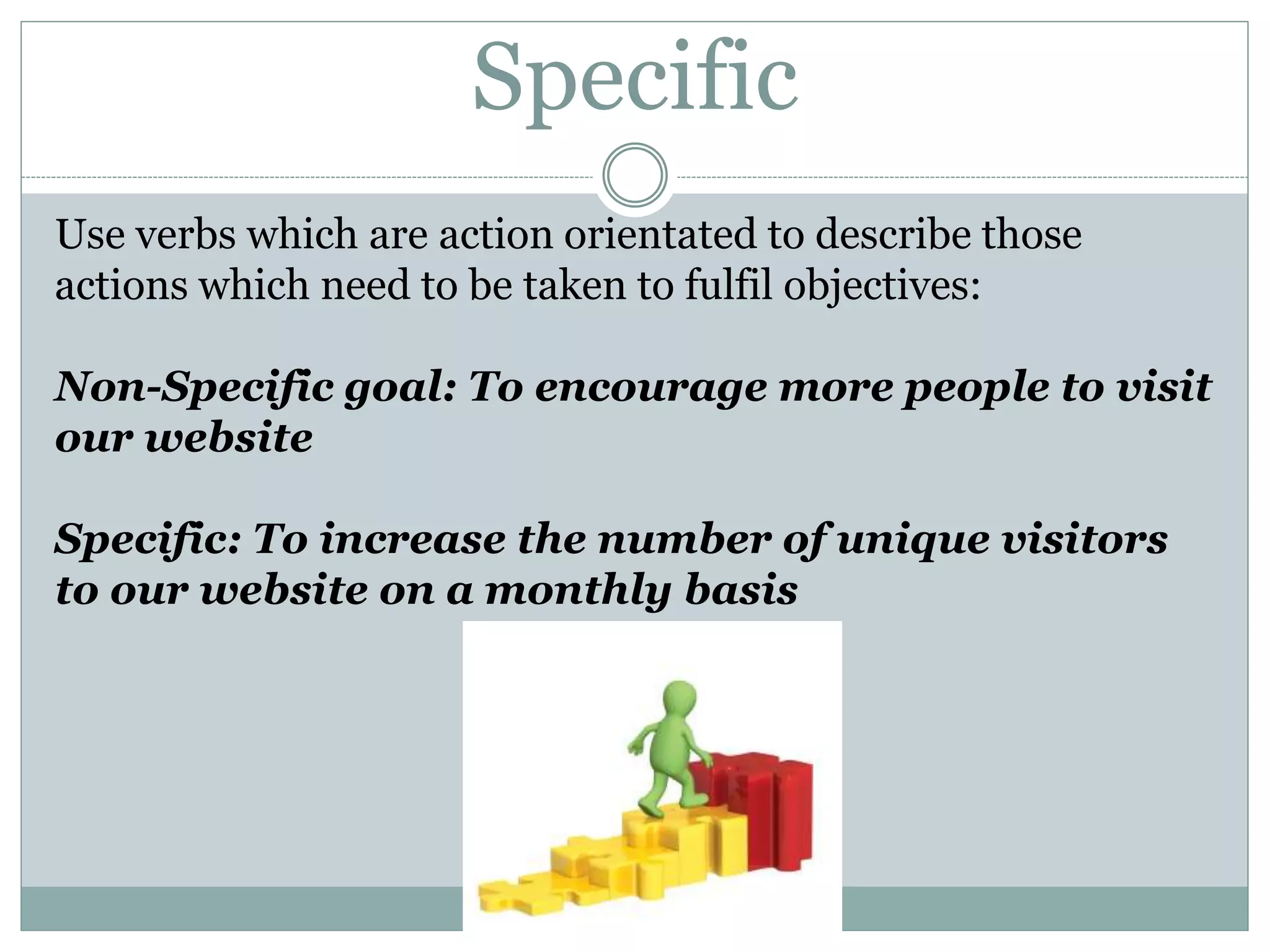 Setting SMART Goals and Objectives | PPT