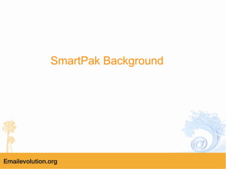 SmartPak Silverpop Lifecycle Email Program | PPTX