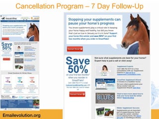 SmartPak Silverpop Lifecycle Email Program | PPTX | Email | Internet